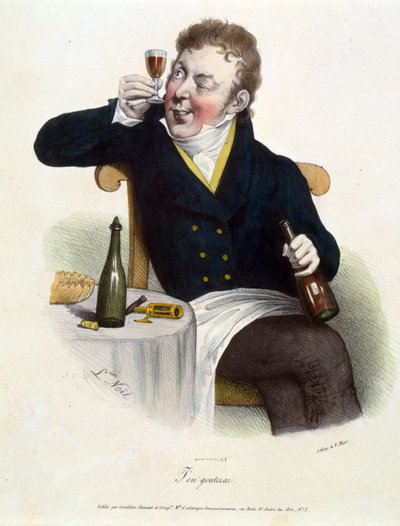 El Catador de Vino 1850 de Alphonse Leon Noel