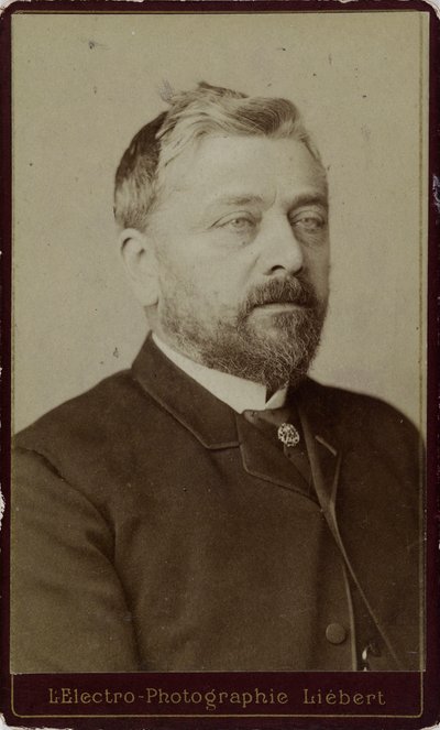 Retrato de Gustave Eiffel 1832-1923, ca. 1886-1890 de Alphonse Liebert