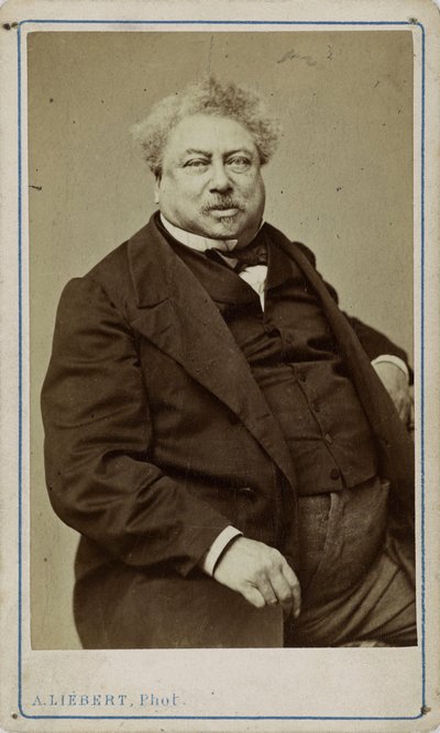 El autor Alexandre Dumas padre 1802-1870 de Alphonse Liebert