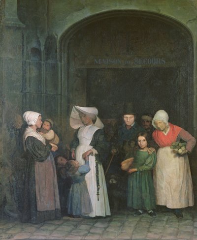 La Casa de Refugio, c.1840 de Alphonse Louis Pierre Trimolet