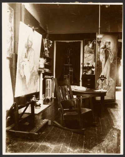 [Estudio de Alphonse-Marie Mucha, Nueva York] de Alphonse Maria Mucha