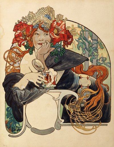 Biere de la Meuse de Alphonse Mucha