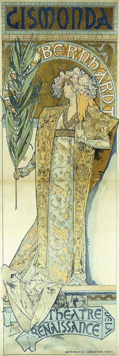 Gismonda, c.1894 de Alphonse Mucha