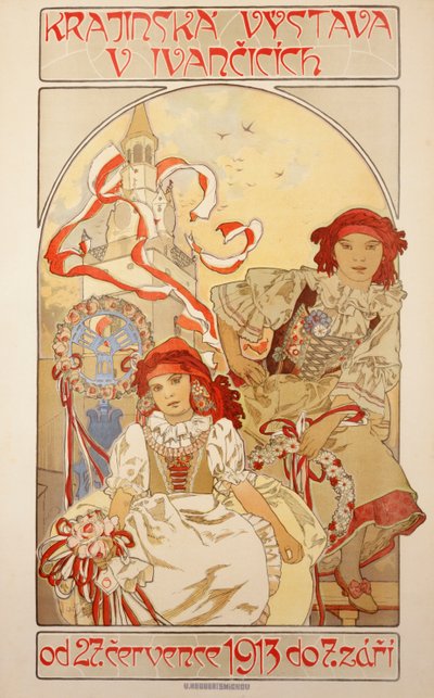 Exposición Regional en Ivancice, 1913 de Alphonse Mucha