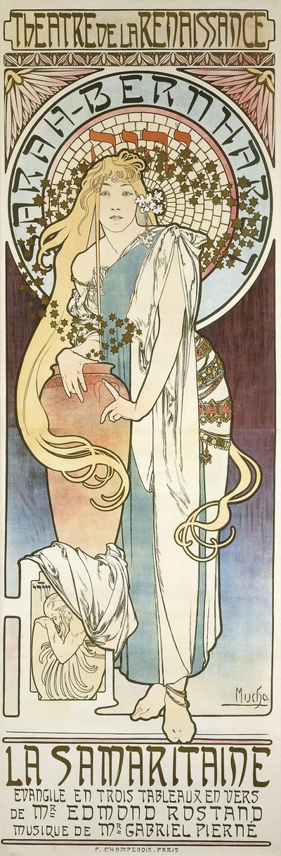 La Samaritana de Alphonse Mucha