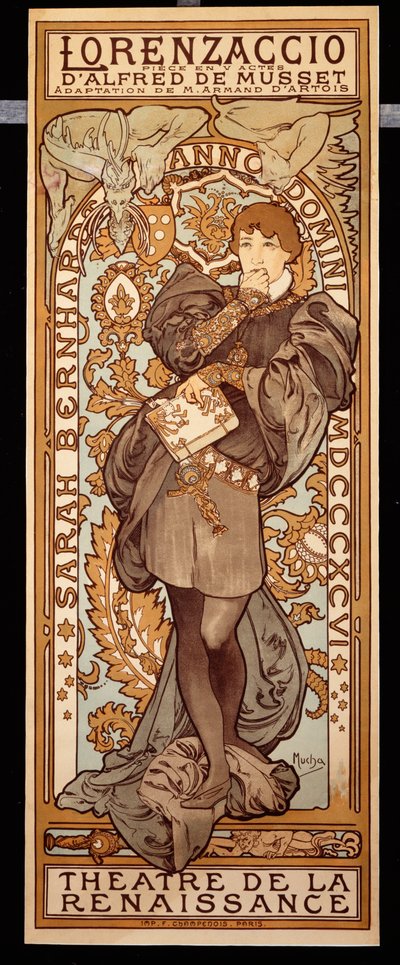 Lorenzaccio, 1896 de Alphonse Mucha