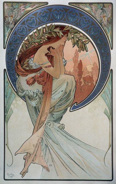 Poesía - por Mucha de Alphonse Mucha