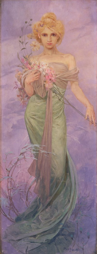 Primavera de Alphonse Mucha
