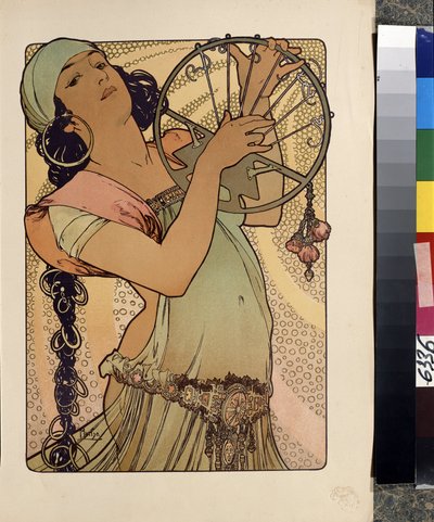 Salome. Oeuvre de Alfons Maria Mucha (Alphonse Marie Mucha de Alphonse Marie Mucha