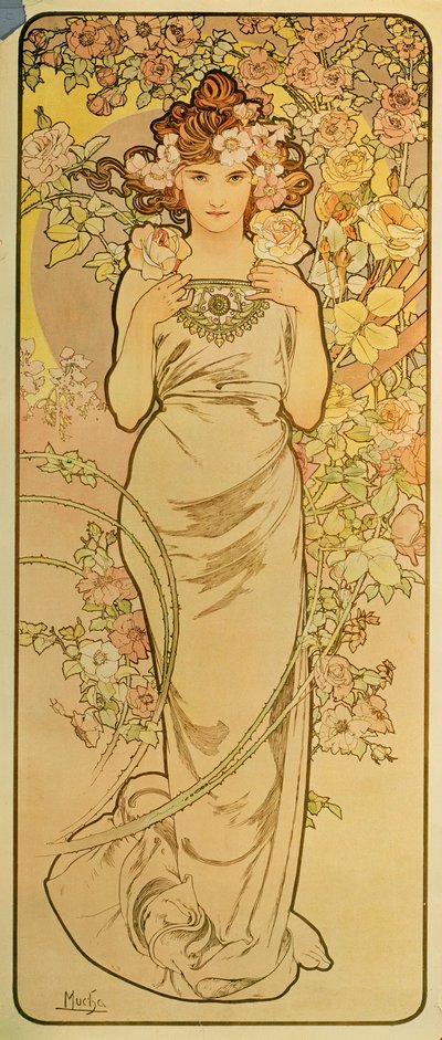 La Esmeralda de Alphonse Marie Mucha