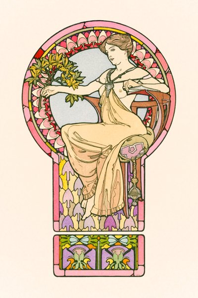 Sin título de Documentos decorativos de Alphonse Marie Mucha