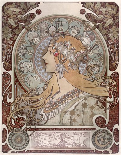 Zodiaco de Alphonse Mucha