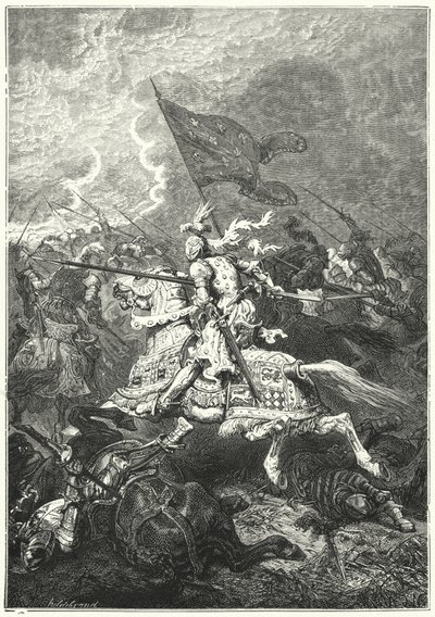 Batalla de Fornovo, Italia de Alphonse Marie de (after) Neuville