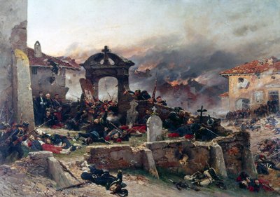 A Neuville, el cementerio de Saint-Privat de Alphonse Marie de Neuville
