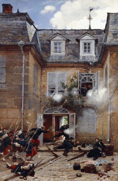 Un ataque sorpresa, Metz, 1884 de Alphonse Marie de Neuville