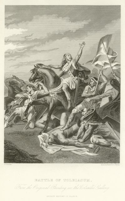 Batalla de Tolbiacum de Alphonse Marie de Neuville