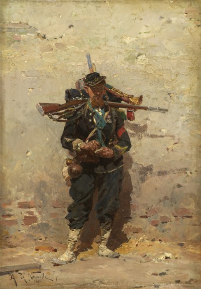 Corneta de la Infantería Ligera de Alphonse Marie de Neuville