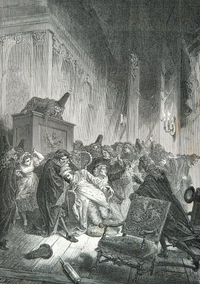 Muerte de Moliere de Alphonse Marie de Neuville