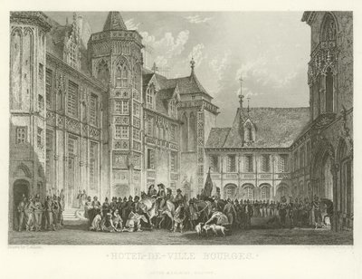 Hotel-de-Ville Bourges de Alphonse Marie de Neuville