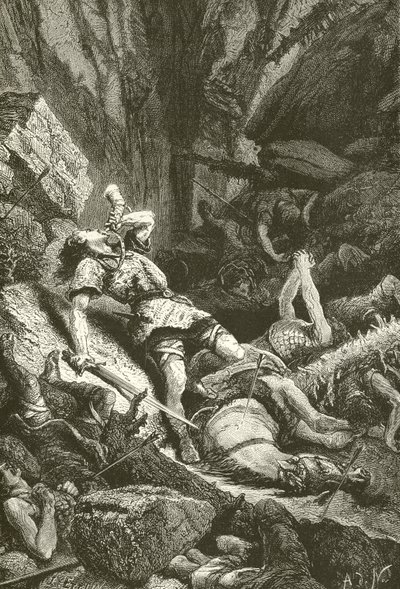 Roland en Roncesvalles de Alphonse Marie de Neuville