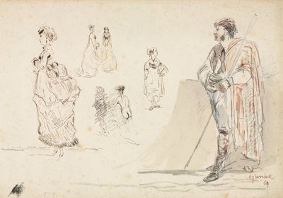 Bocetos de figuras, 1869 de Alphonse Marie de Neuville