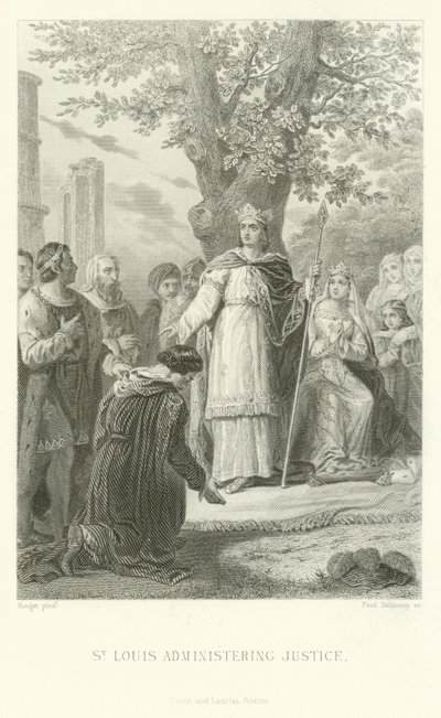 San Luis administrando justicia de Alphonse Marie de Neuville
