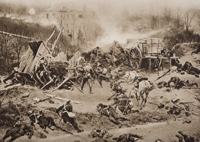 La Batalla de Champigny, 30 de noviembre de 1870, ilustración de 