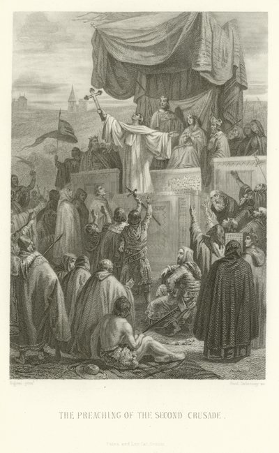 La predicación de la Segunda Cruzada de Alphonse Marie de Neuville