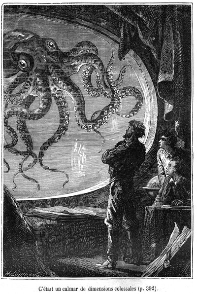 “Veinte mil leguas de viaje submarino” de Alphonse Marie de Neuville