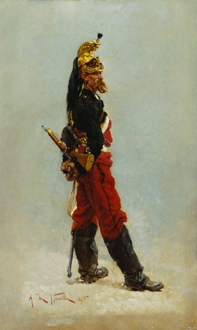 Un Dragón, 1875 de Alphonse Marie de Neuville