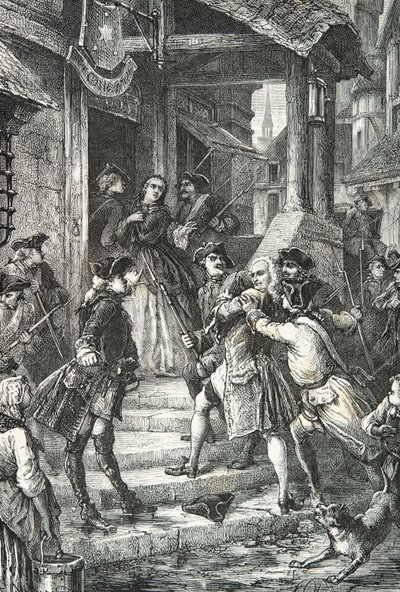 Voltaire es detenido en Fráncfort de Alphonse Marie de Neuville