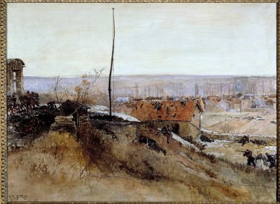 Guerra de 1870 - 1871: Ataque del horno de cal en la Platriere de Champigny el 2 de diciembre de Alphonse Marie de Neuville