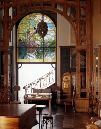 Art Nouveau: vista de un apartamento 