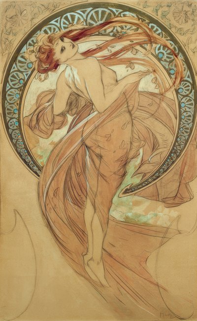El baile de Alphonse Mucha