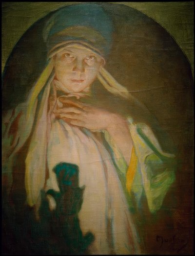 La hechicera de Alphonse Mucha