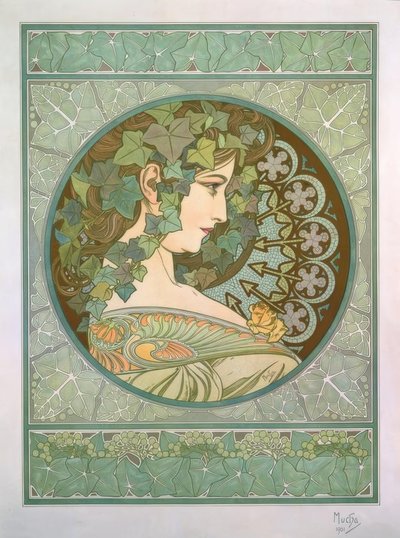 Hiedra de Alphonse Mucha