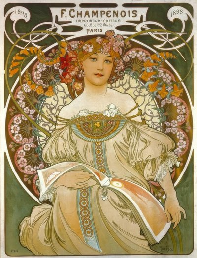 F.Champenois / Imprimeur – Editeur de Alphonse Mucha