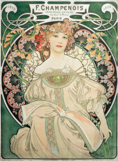 F.Champenois / Imprimeur – Editeur de Alphonse Mucha