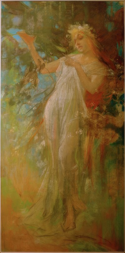 Primavera de Alphonse Mucha