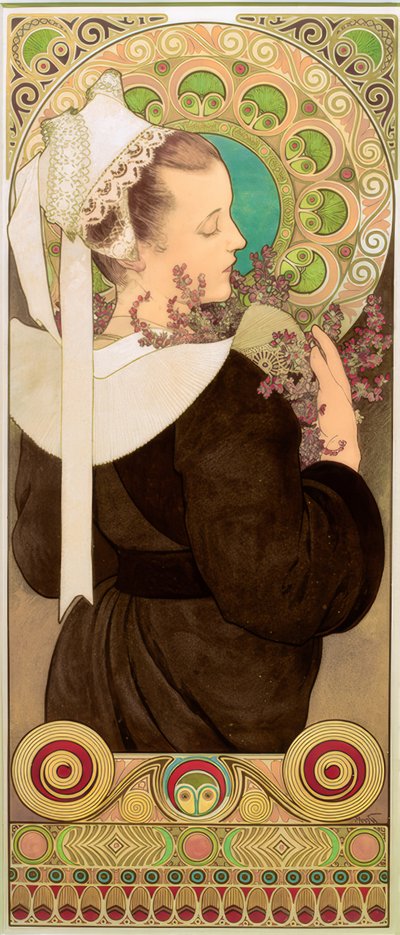 Brezo de Alphonse Mucha