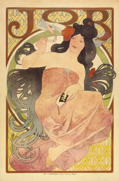 Job, c.1897-98 de Alphonse Mucha