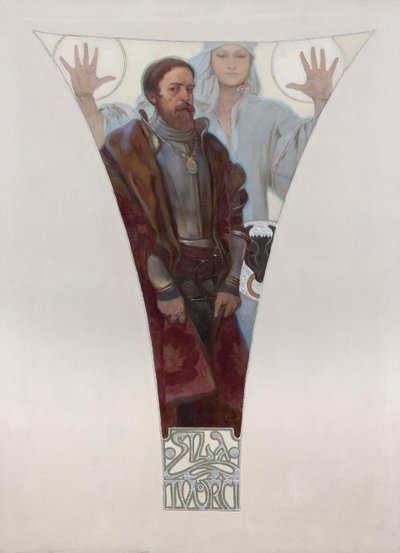 Juan de Pernstein, 1911 de Alphonse Mucha
