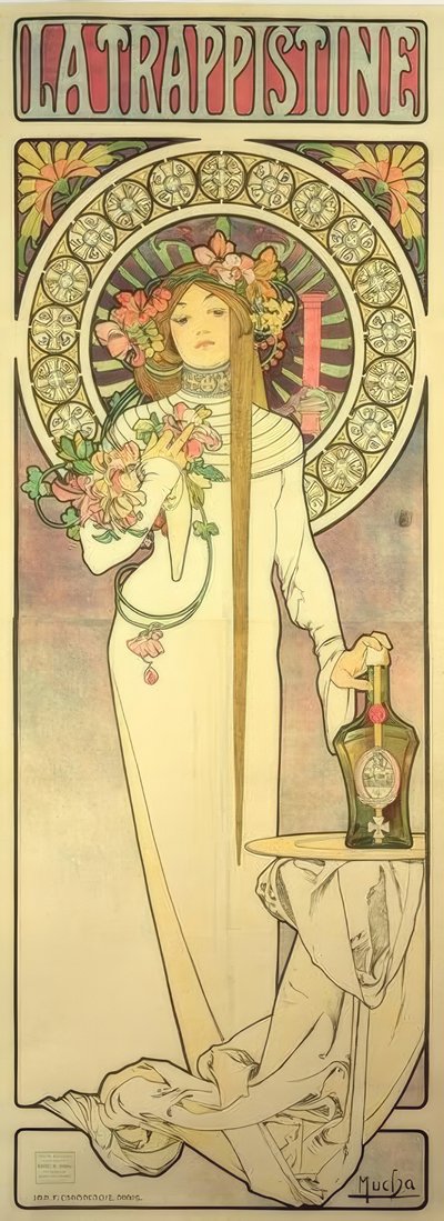 La Trappistine de Alphonse Mucha