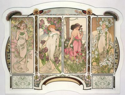 Las flores de Alphonse Mucha