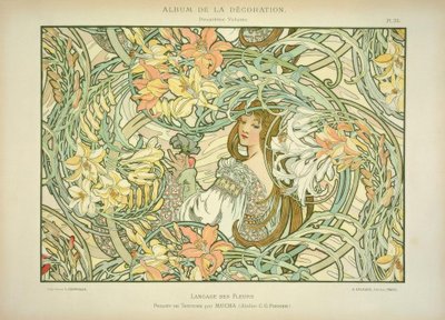 Lirio de Alphonse Mucha