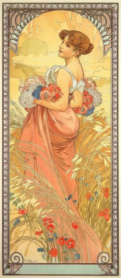 El verano de Alphonse Mucha