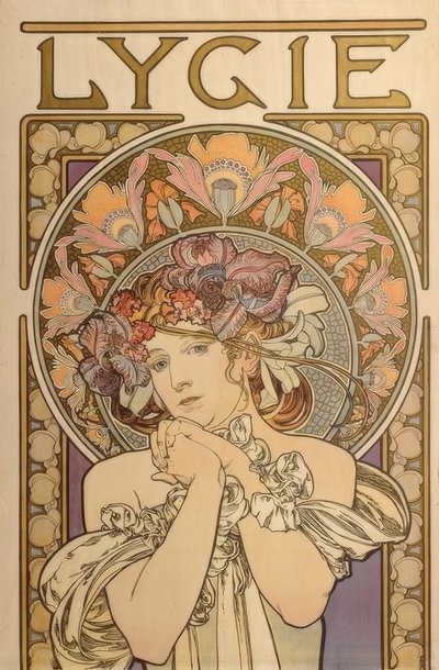 Lygie - Reproducción de las obras decorativas de Mucha de Alphonse Mucha