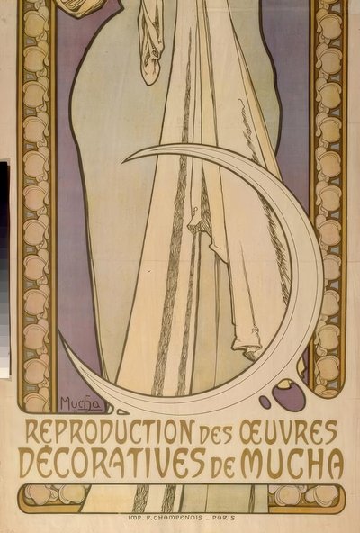 Lygie – Reproducción de las obras decorativas de Mucha de Alphonse Mucha