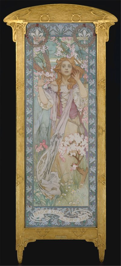 Maude Adams como Juana de Arco, 1909 de Alphonse Mucha
