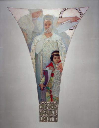 Sabiduría maternal – Eliska Premyslovna de Alphonse Mucha